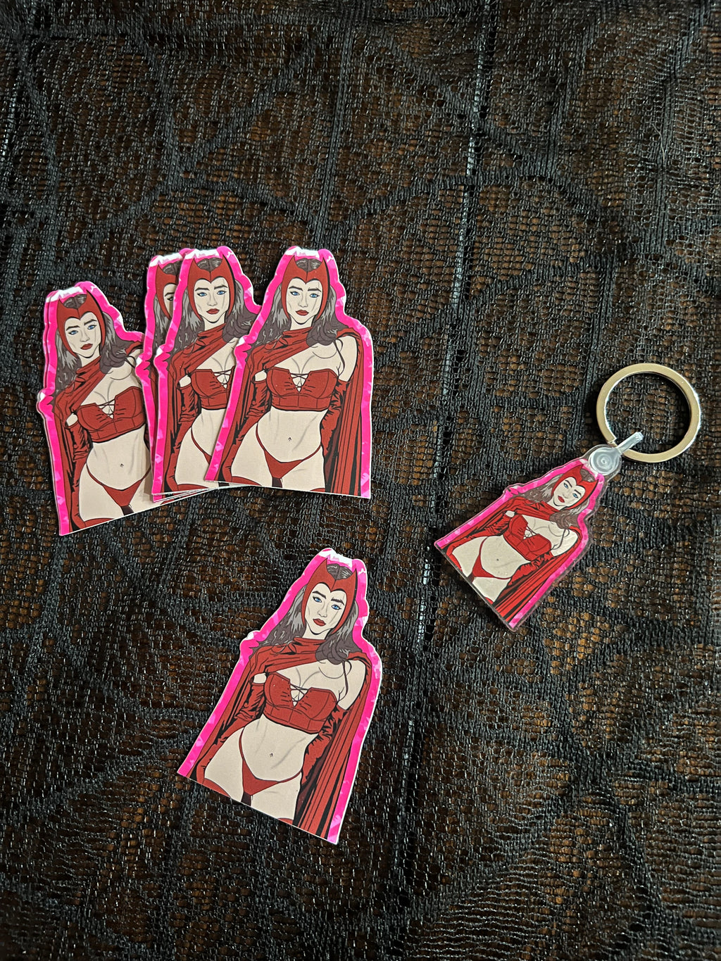 Scarlet Witch Gone Wild Keychain